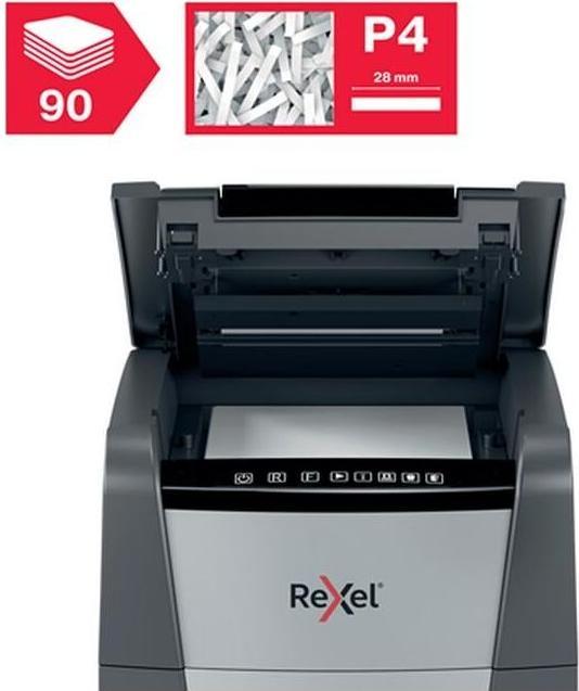 Image du produit Rexel Destructeur de documents Optimum Autofeed+ 90X P-4, 90 pages (Coupe de particules)