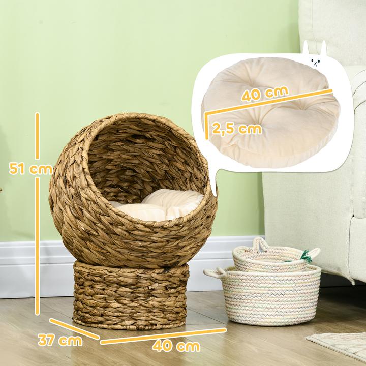 Actual product image PawHut Cat basket with cushion (Cat)