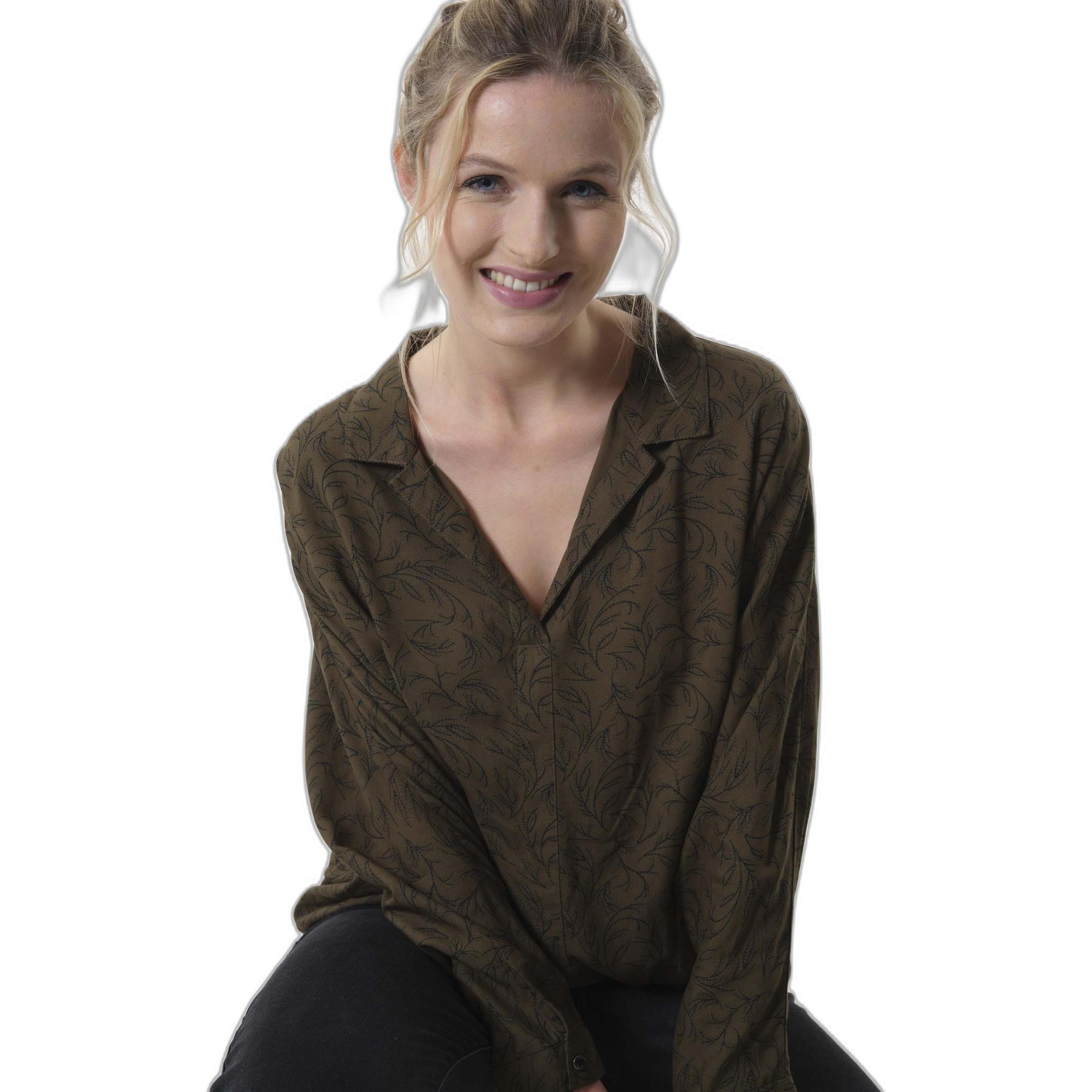 Deeluxe, Damen, Bluse, damenbuse deeuxe manon, Grün, (L)