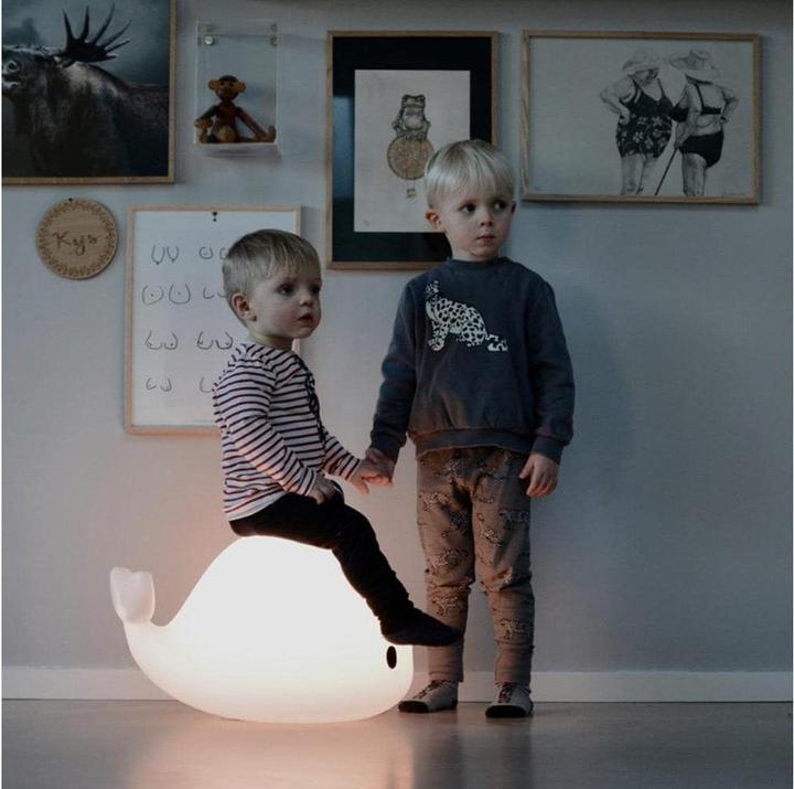 Actual product image Filibabba LED Floor lamp - Christian the whale 60 cm