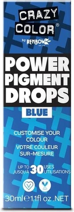 Produktbild Crazy Color Blue Power Pigments Ultra Concentrated Custom Toner & Semi-Permanent Dye 30ml