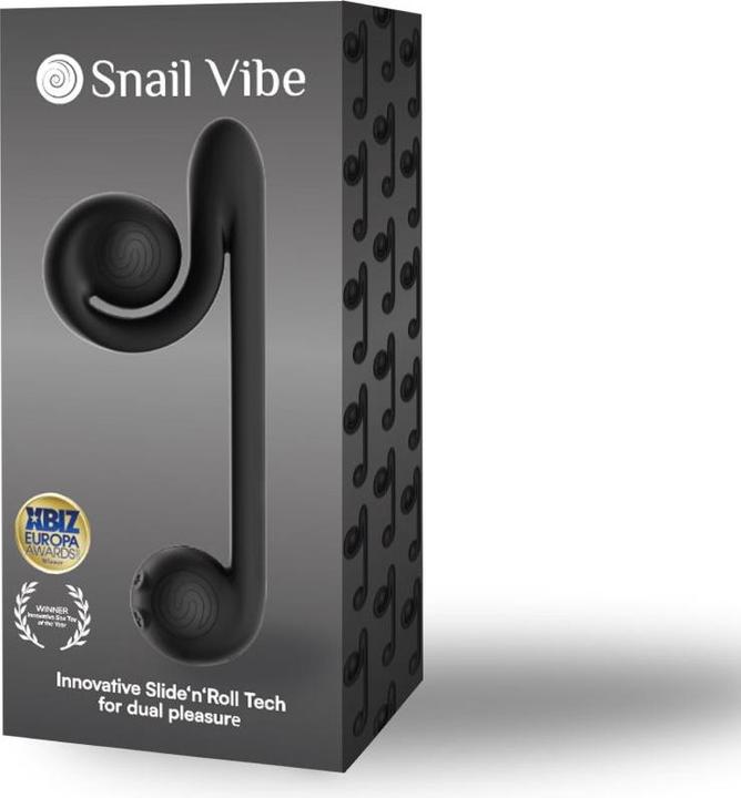 Produktbild Snail Vibe Duo Vibrator Schwarz