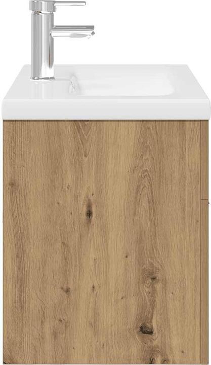 Produktbild vidaXL Waschbeckenunterschrank mit Einbaubecken und Wasserhahn Bad Waschtisch