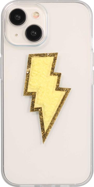 Actual product image PhoneLook Sticker Sticker for mobile/tablet/computer 3D embroidered lightning yellow