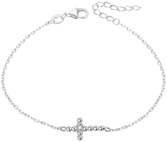 Beneto Silver bracelet with cross AGB580 / 21 (L)