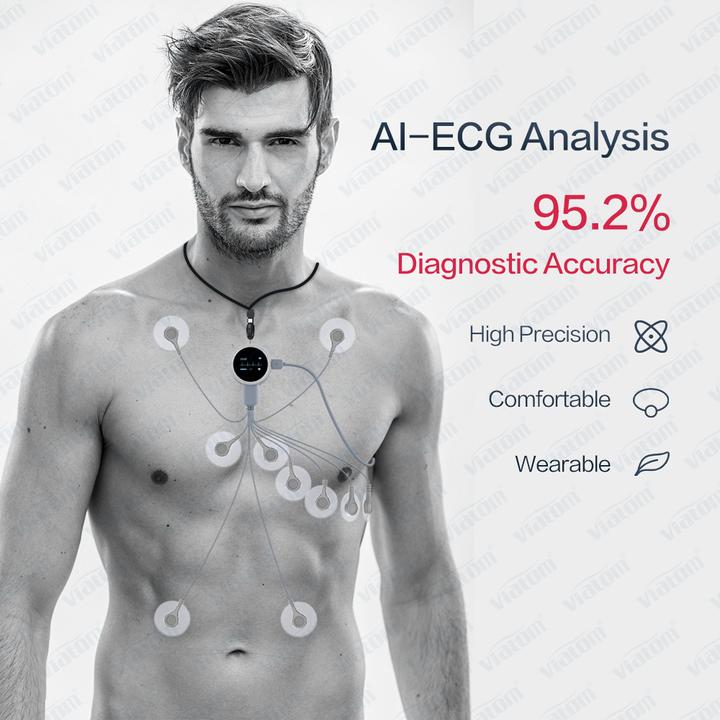 Produktbild ViatomTech Lepod Pro 12-lead 48Hrs Real-time ECG Recorder