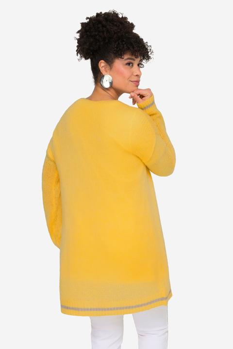 Image du produit Miamoda Cardigan à manches longues, avec bords scintillants et coupe ouverte (52)