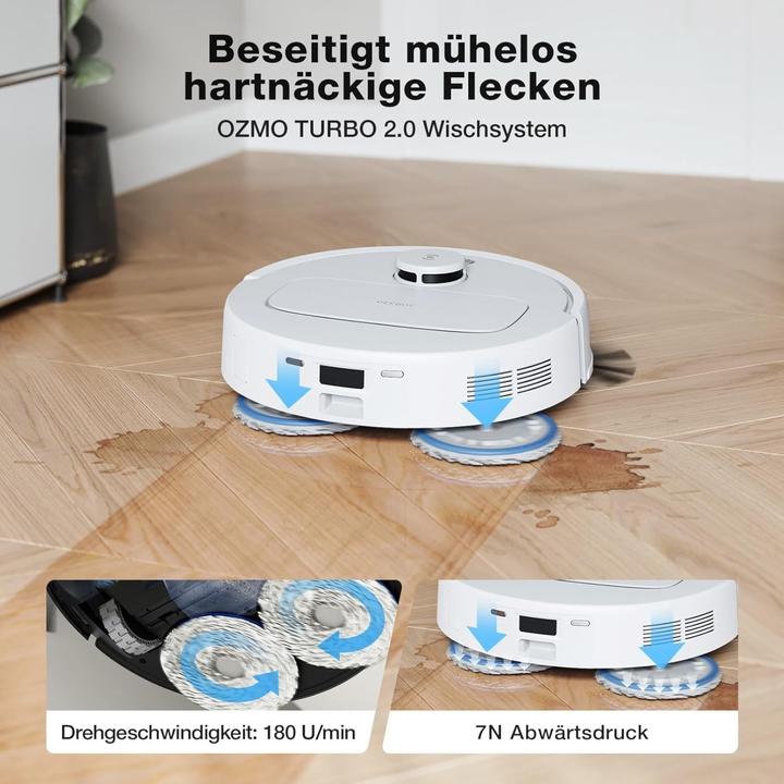 Image du produit Ecovacs N30 PRO (10000 Pa, Tampons d'essuyage (rotatifs))
