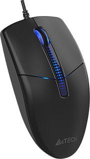 Produktbild A4Tech 47394 N-530S Black USB (Kabelgebunden)