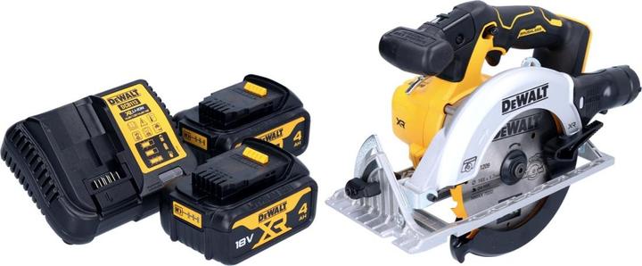 Actual product image DeWalt DCS 565 M2 cordless circular saw 18 V 165 mm brushless + 2x battery 4.0 Ah + charger