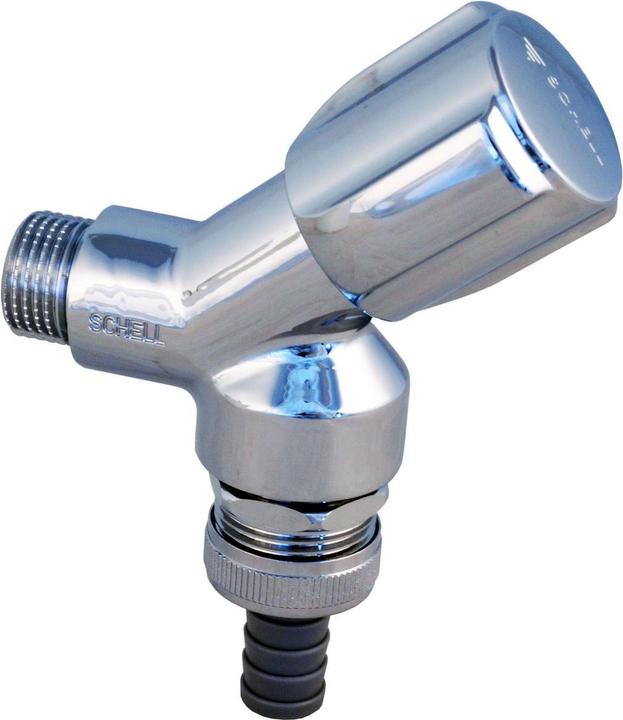 Produktbild Schell Comfort 1/2 Zoll Geräteschrägsitzventil mit Rückflussverhinderer - Chrom