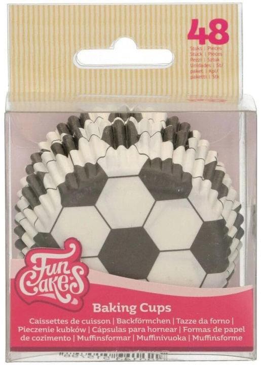 Produktbild FunCakes Muffin Backform Fussball 48 Stück (5 cm)
