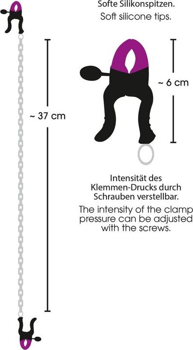 Image du produit Bad Kitty Pinces à mamelons en silicone