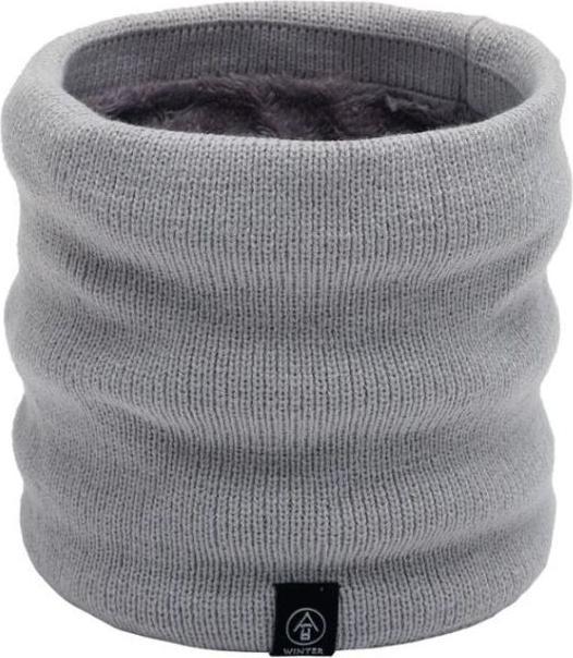 Actual product image MU Classic Knitted hat and neck warmer set (One Size) (One size)