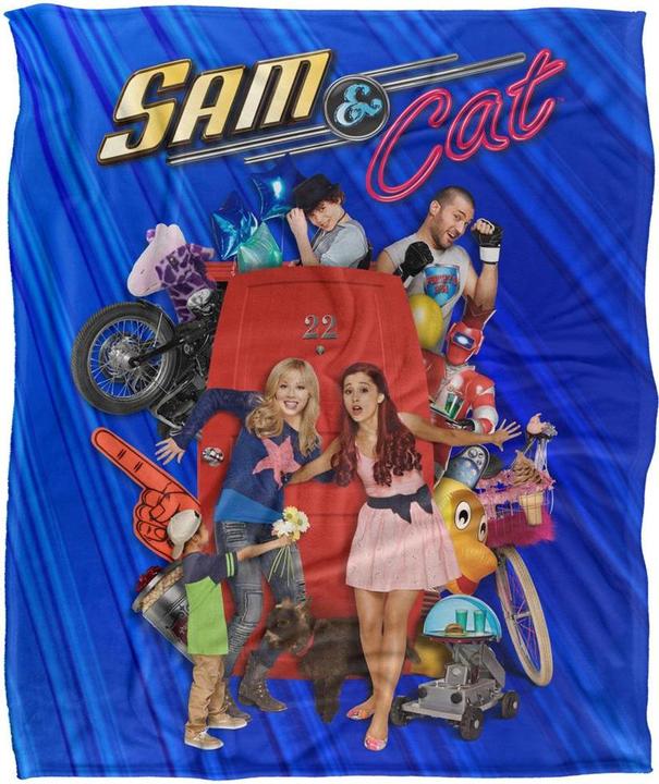Immagine prodotto Sam & Cat Dusche Plakat Decke Seidig Supersoft (152 x 127 cm)