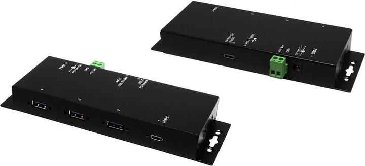 Exsys USB 3.1 HUB 4-Port Metal Housing (USB-C, 4 ports)