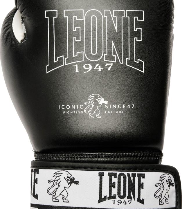 Immagine prodotto Leone Guantoni da boxe Iconic Nero GN208 (14 OZ, Taglia unica)