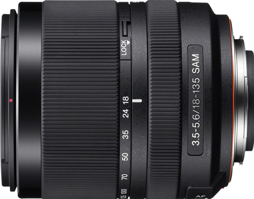 Immagine prodotto Sony DT 18-135mm f/3.5-5.6 SAM, attacco APS-C A - Import (Sony A, APS-C / DX)