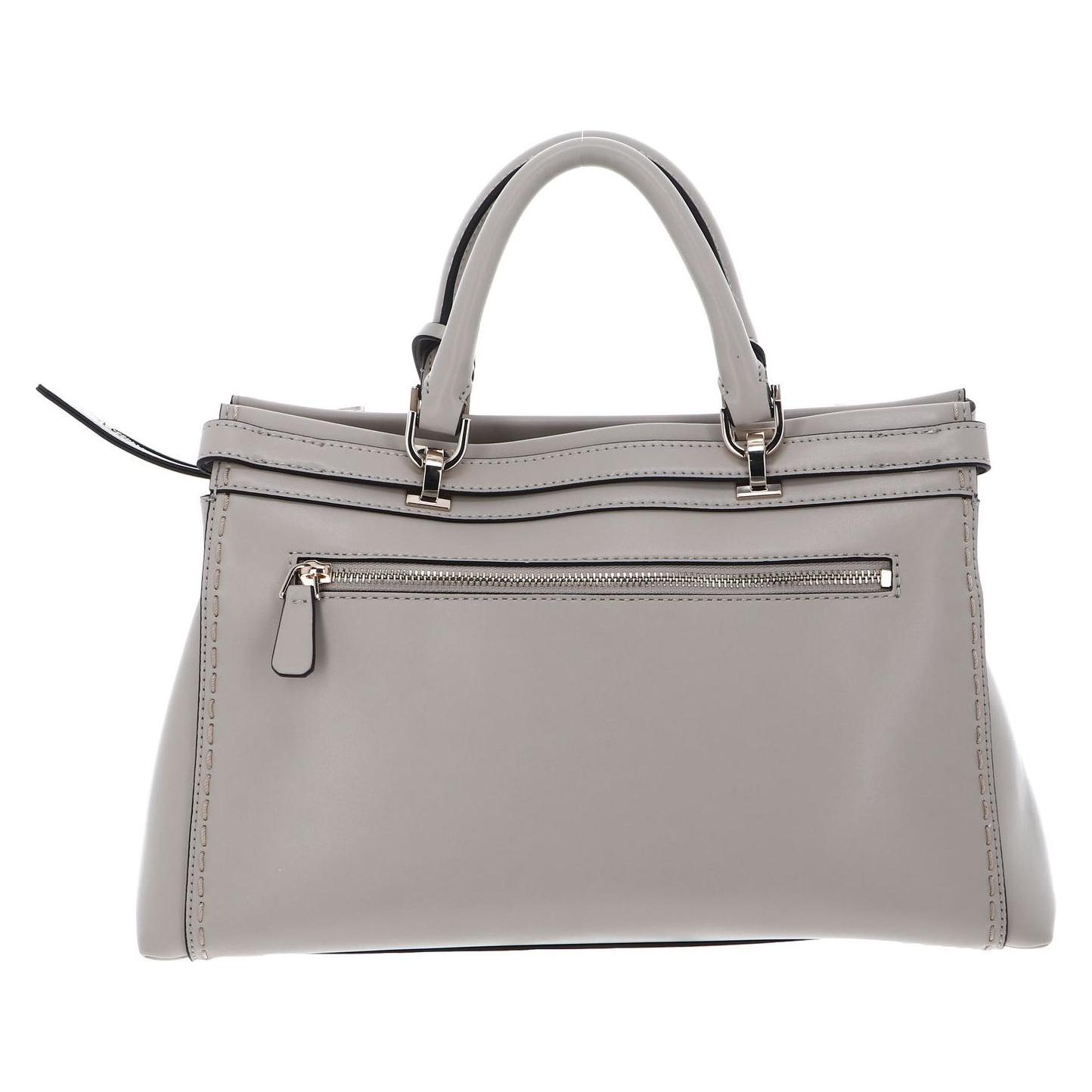 Guess, Damen, Handtasche, Sestri Luxury Satchel, Beige