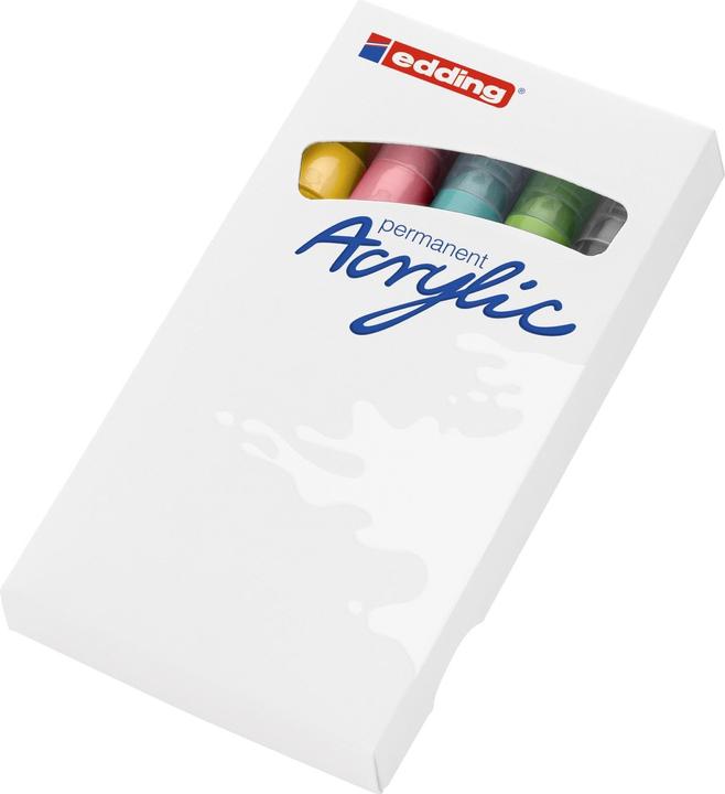 Produktbild Edding Acrylmarker 5100 Medium (Mehrfarbig, 3 mm, 5 x)