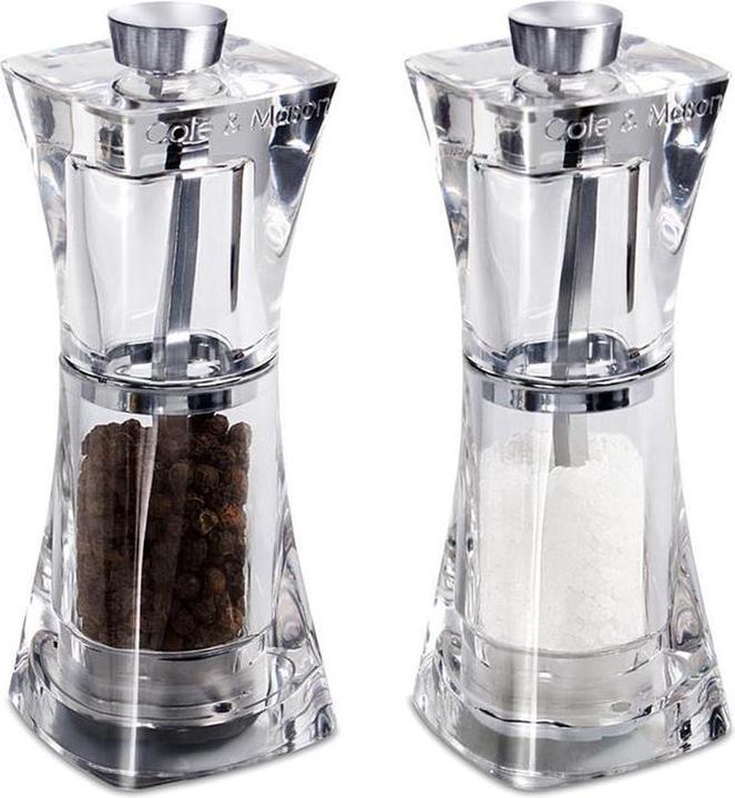 Cole & Mason - Peper- en zoutmolenset Crystal (Pfeffer, Salz)