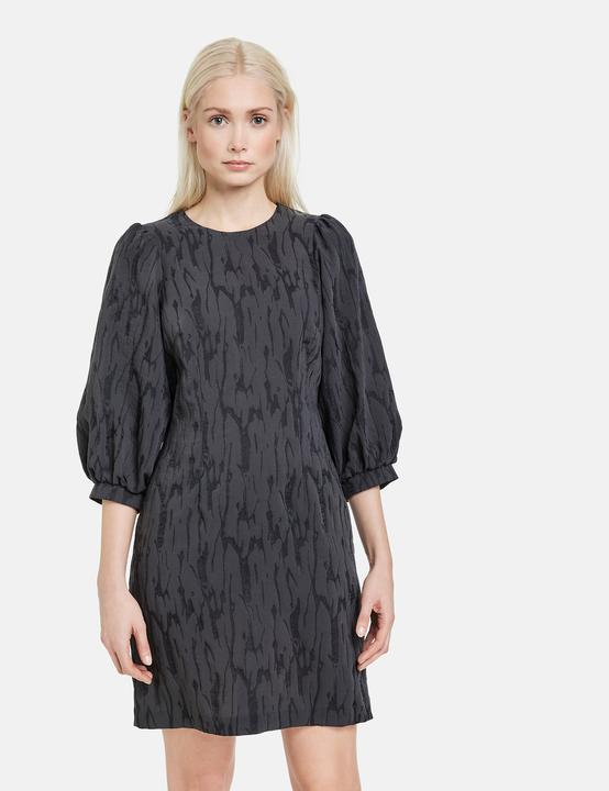 Taifun Festliches Kleid mit Ballonärmeln Kleid Langarm kurz (36)