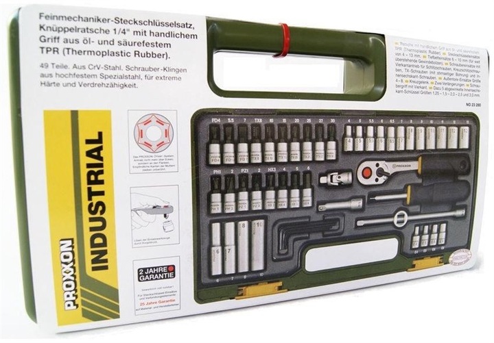 Productafbeelding Proxxon Fijne mechaniekset (1/4")