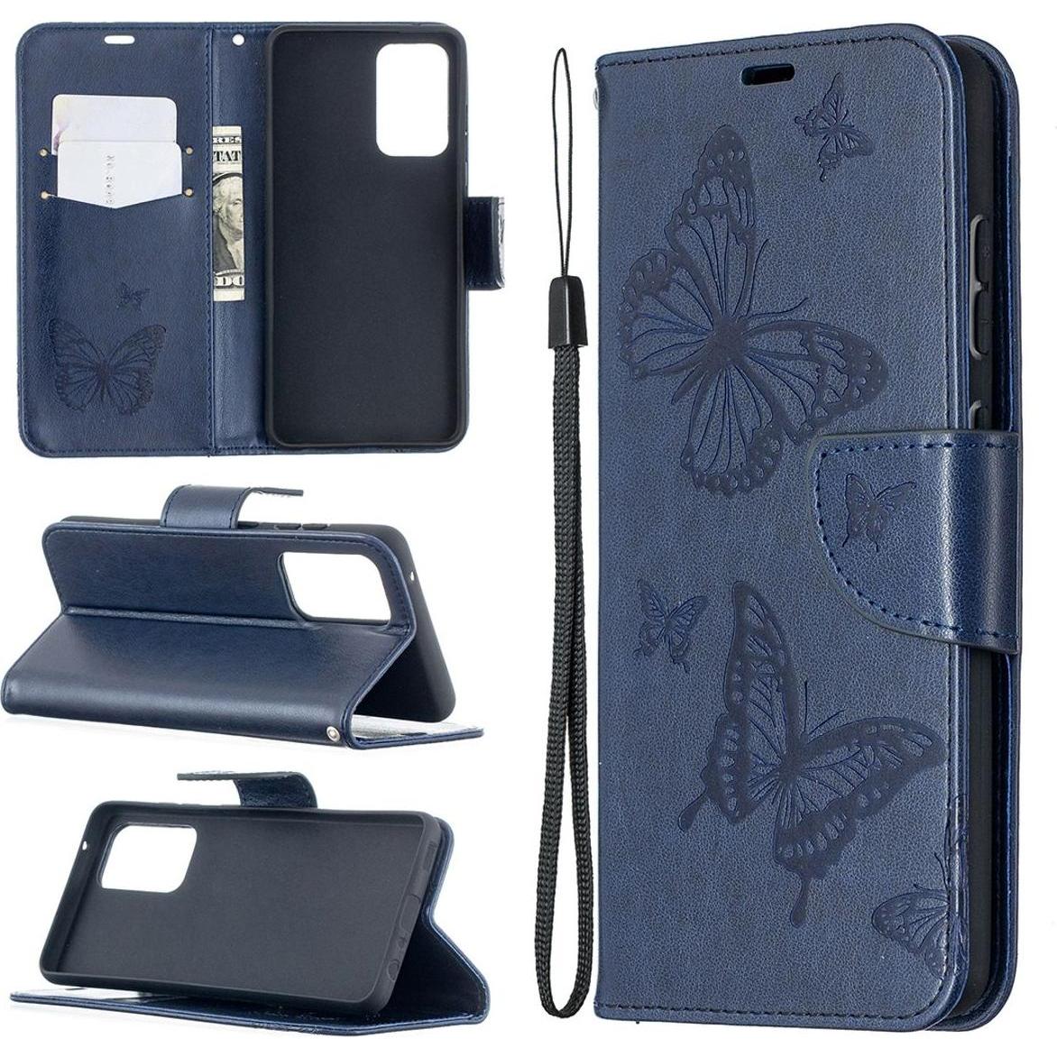 Thumbnail - König Design Hülle Handy Schutz für Samsung Galaxy A52 4G 5G A52s Case Cover Tasche Blau Neu (Samsung Galaxy A52, Samsun...