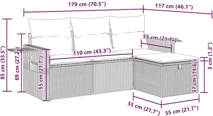 Produktbild vidaXL Moshe