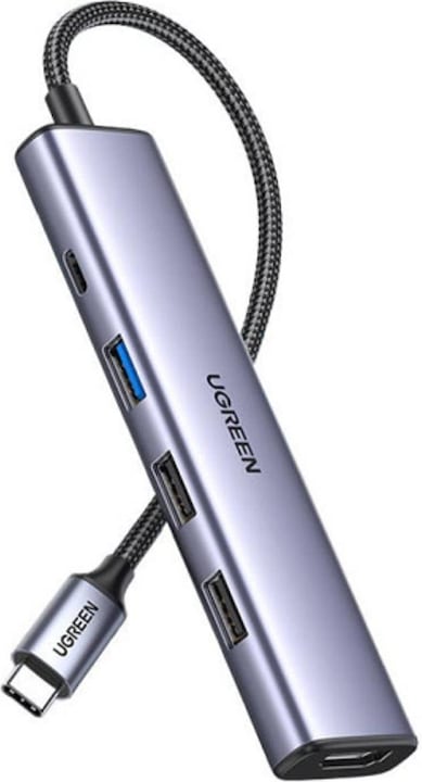 Ugreen Adapteris Hub CM478 (USB-C, 5 Ports)