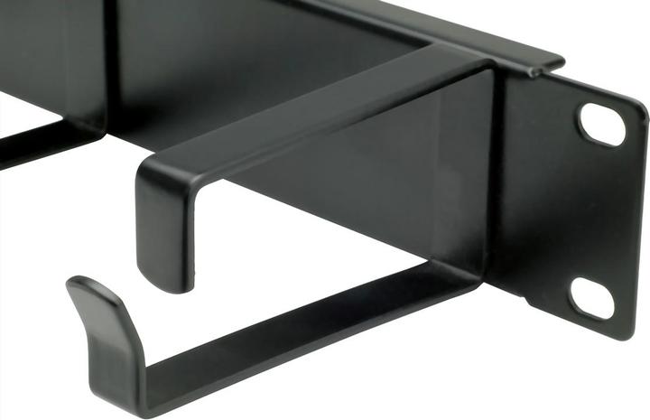 Actual product image Value 19/" front panel, horizontal or vertical cable routing, RAL 9005 black