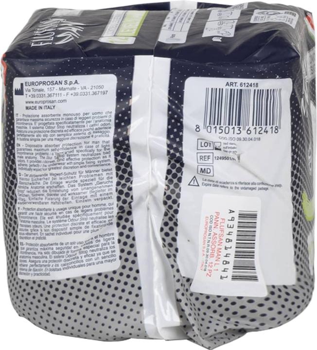Actual product image VidaXL Flufsan incontinence pads men 96 pcs. level 1 (96 x)
