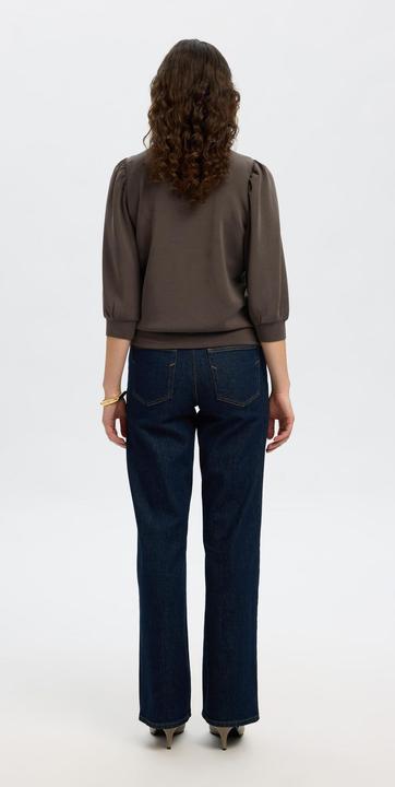 Actual product image Selected Femme Slftenny 3/4 Sweat Top Noos (S)