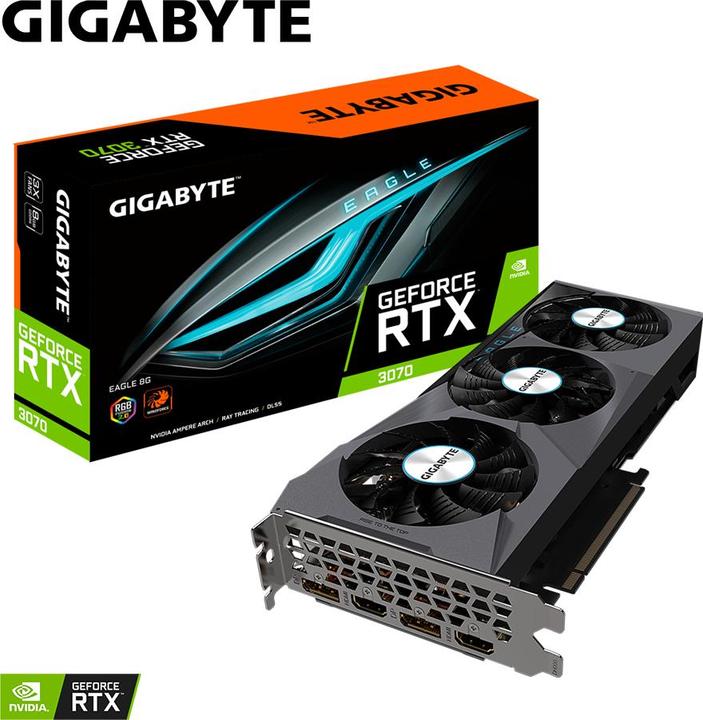 Produktbild Gigabyte GeForce RTX 3070 EAGLE rev. 2.0 (8 GB)
