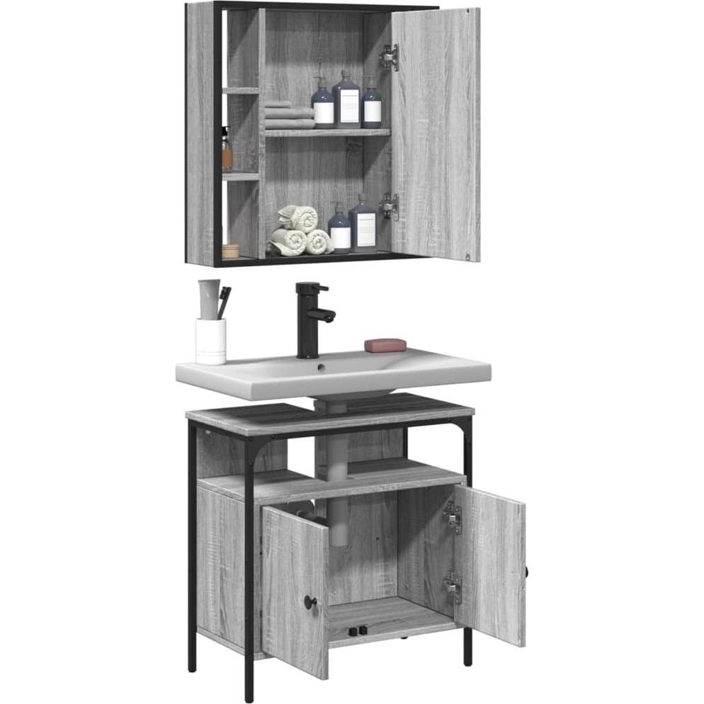 Thumbnail - VidaXL, Badmöbelset, 2-tlg. Badmöbel-Set