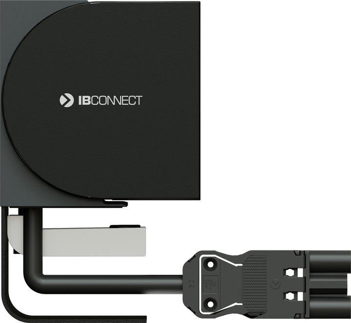 Actual product image IB Connect PRISMA power strip black 1x type 13 1x USB-C 60W (1x, Type 13, USB-C)