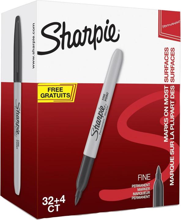 Actual product image Sharpie Fine round tip (36x)