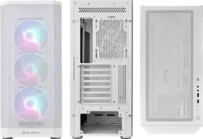 Produktbild Silverstone SST-FA514X-WG - FARA High Airflow ATX Mid-Tower gaming chassis with dual radiator suppor (ATX, mATX, Mini-ITX)