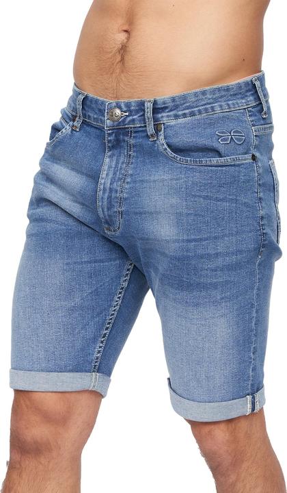 Produktbild Crosshatch Mens Tonwin Denim Embossed Shorts (34)