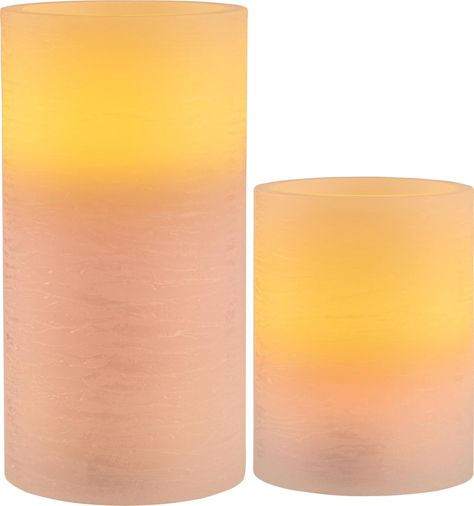 Pauleen Candela di cera a LED Lilla Set di 2 (2 x)