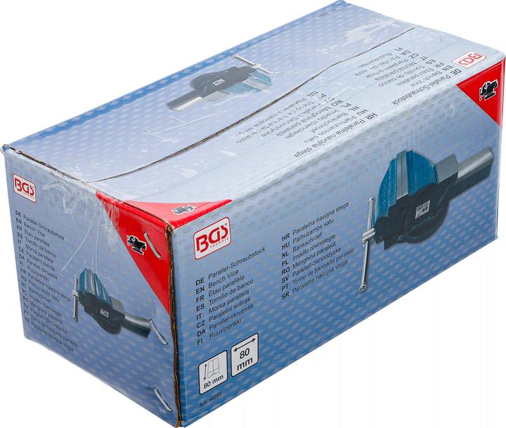 Actual product image BGS Parallel vice | 80 mm clamping jaws (80 mm)
