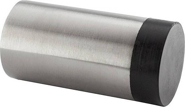 Universal Textiles Stainless steel wall door buffer with rubber, length 60mm