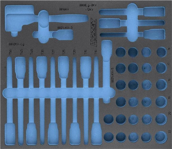 Produktbild HAZET 2-Komponenten Weichschaum-Einlage 163-545L
