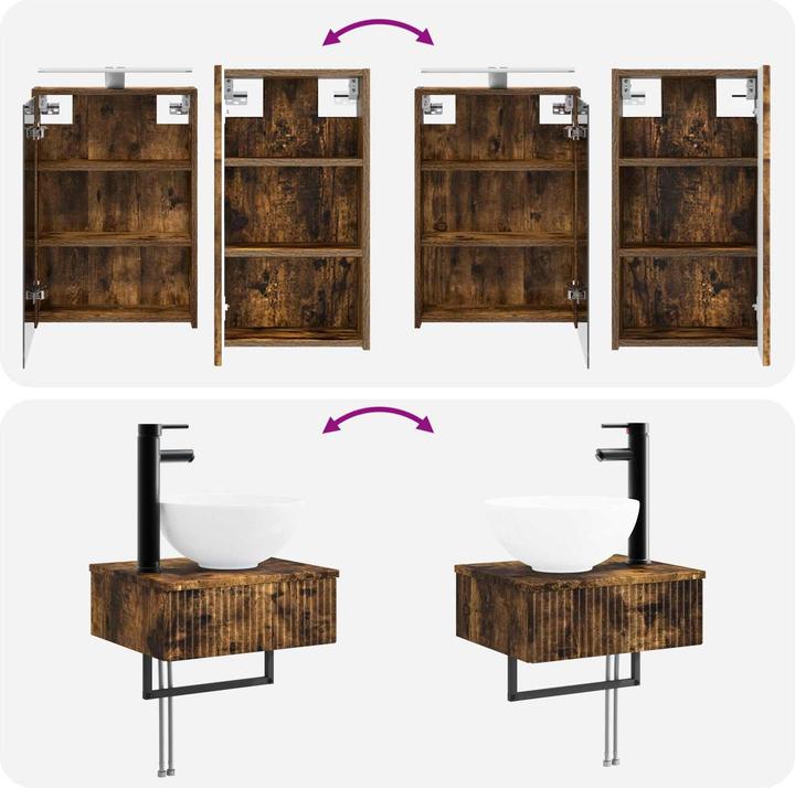 Produktbild vidaXL Badezimmermöbel-Set