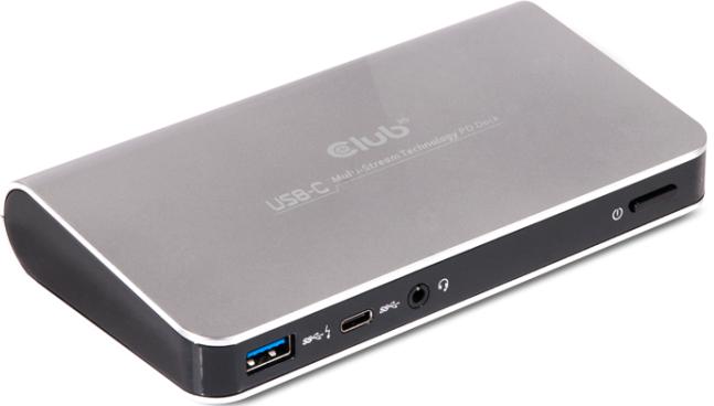 Produktbild Club 3D USB Typ C MST Dock mit Ladefunktion (USB-A, 4 Ports)