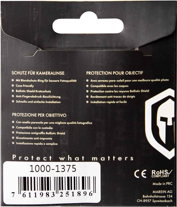 Image du produit Paladin Camera Shield Abdeckung (1 pièce(s), Apple iPhone 15 Plus, Apple iPhone 15)