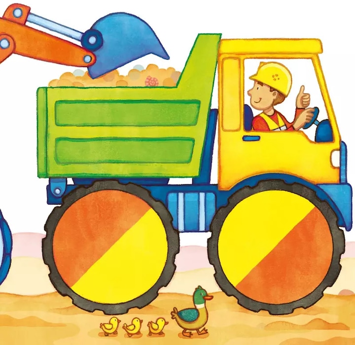 Actual product image Baby Pixi (unkaputtbar) 115: Bagger, Traktor, Feuerwehr (German)