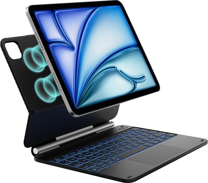 Produktbild Typecase Case Edge with keyboard for iPad Air 11" 2024/2025 carbon fiber (Apple iPad Air 11 2024, Apple iPad Air 11 2025, Apple iPad Air 11 2026)