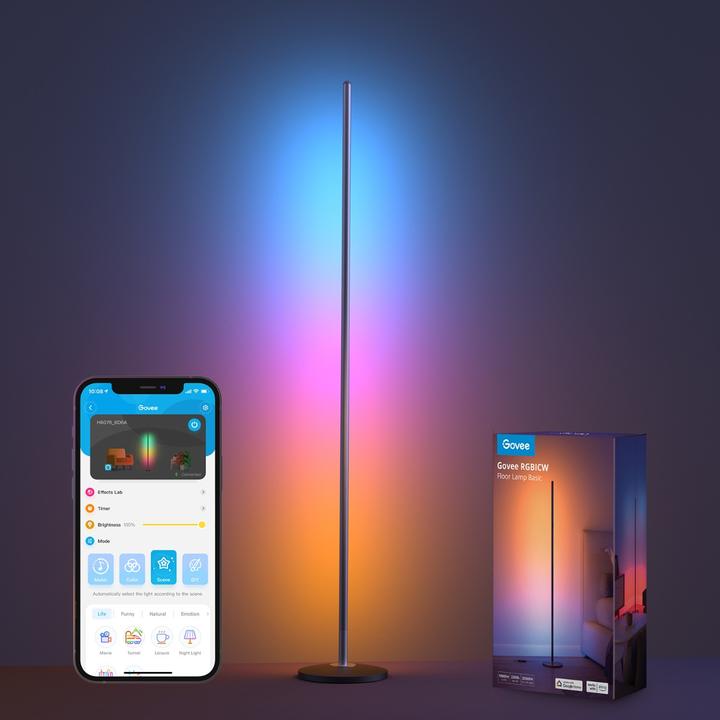 Produktbild Govee RGBICW Floor Lamp With Matter, H8076C13 (2200 lm)