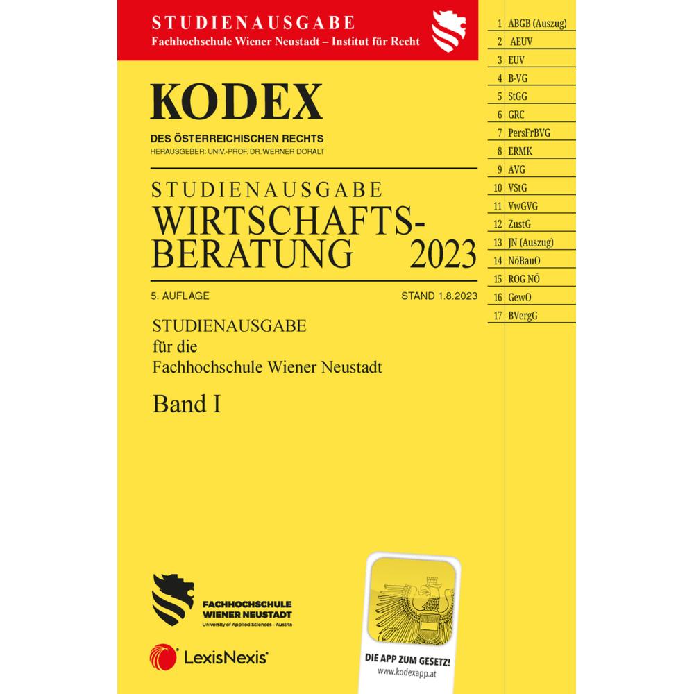 KODEX Wirtschaftsberatung 2022 Band I - inkl. App, Fachbücher von Werner Doralt